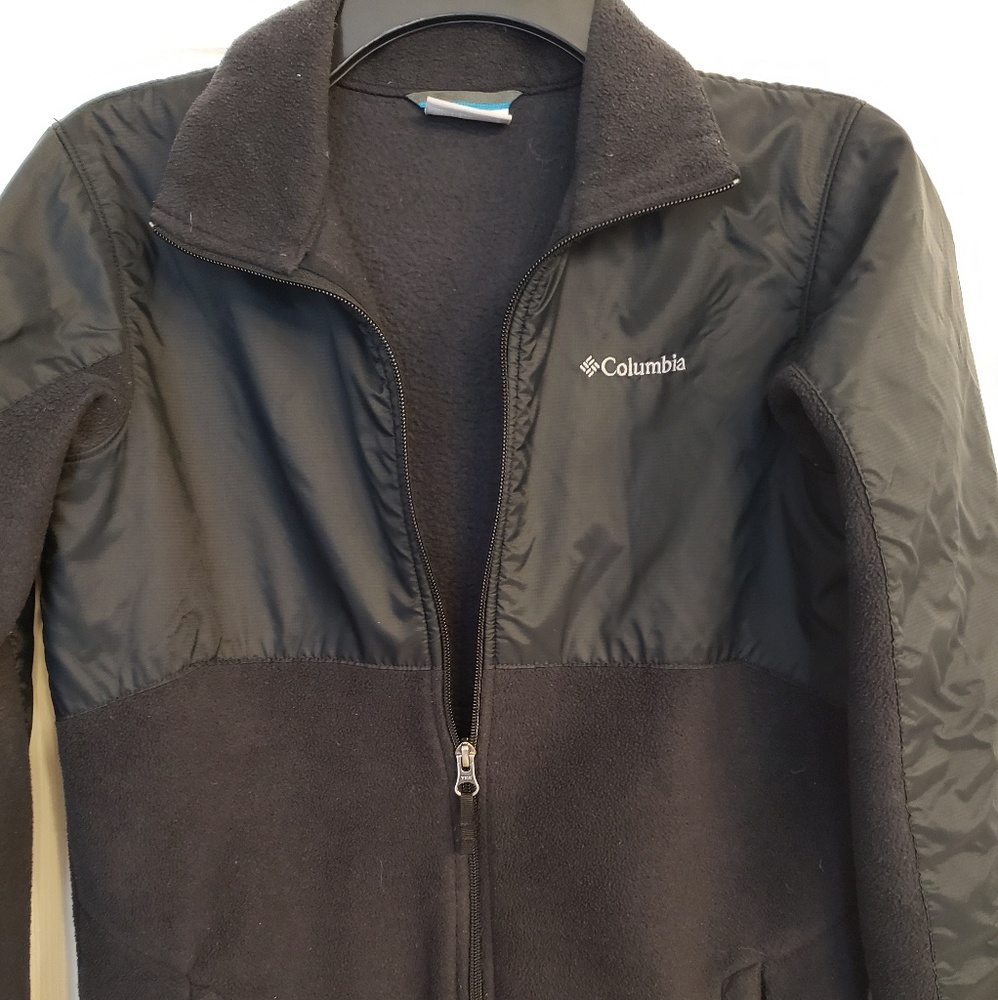 Columbia black fleece jacket